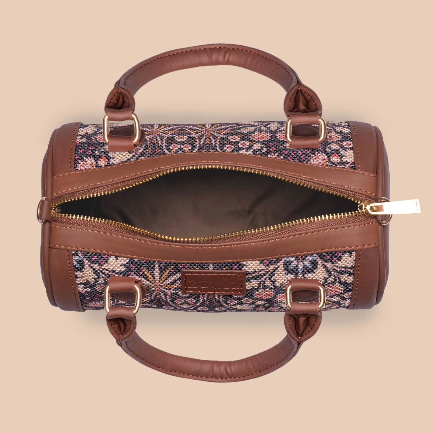 Kashmir Blooms Statement Satchel (Small)
