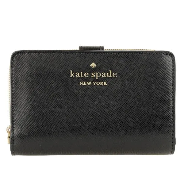 Kate Spade WLR00128 Stacy Leather Medium Compact Bifold Wallet