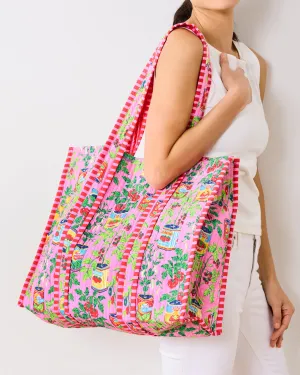 Kitchen Garden - The Traveler Tote - Rose