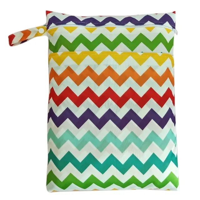 Large Wet Bags: Fun Prints and Dual Zippers for Practical Storage