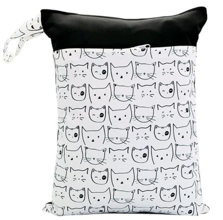 Large Wet Bags: Fun Prints and Dual Zippers for Practical Storage