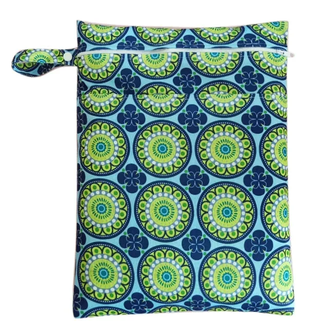 Large Wet Bags: Fun Prints and Dual Zippers for Practical Storage