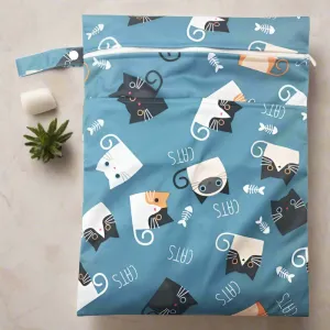 Large Wet Bags: Fun Prints and Dual Zippers for Practical Storage