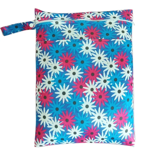 Large Wet Bags: Fun Prints and Dual Zippers for Practical Storage