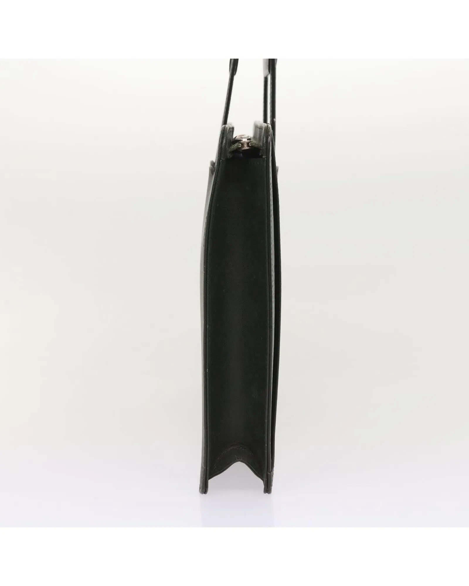 Leather Hand Bag in Khaki