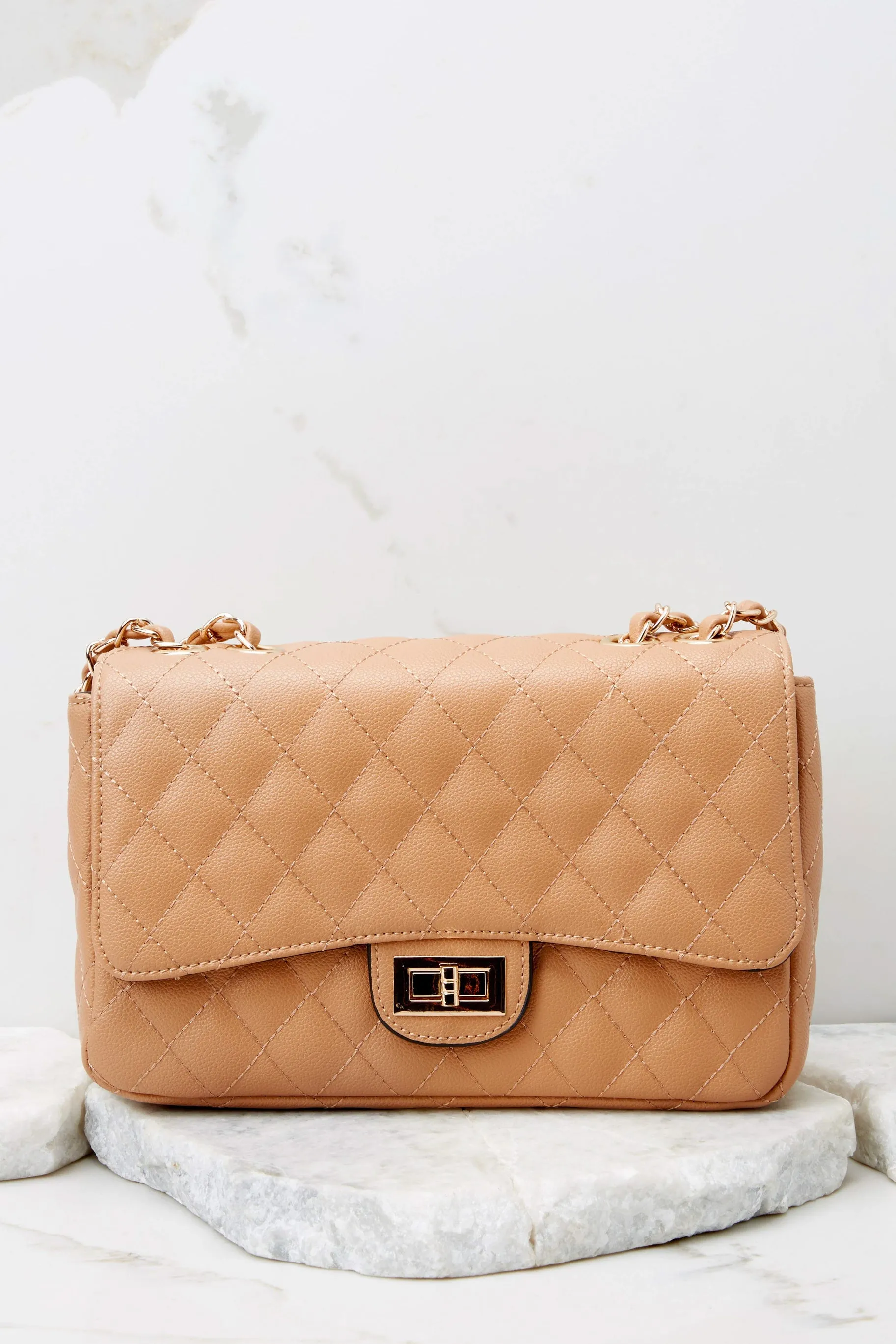 Look No Further Light Camel Bag