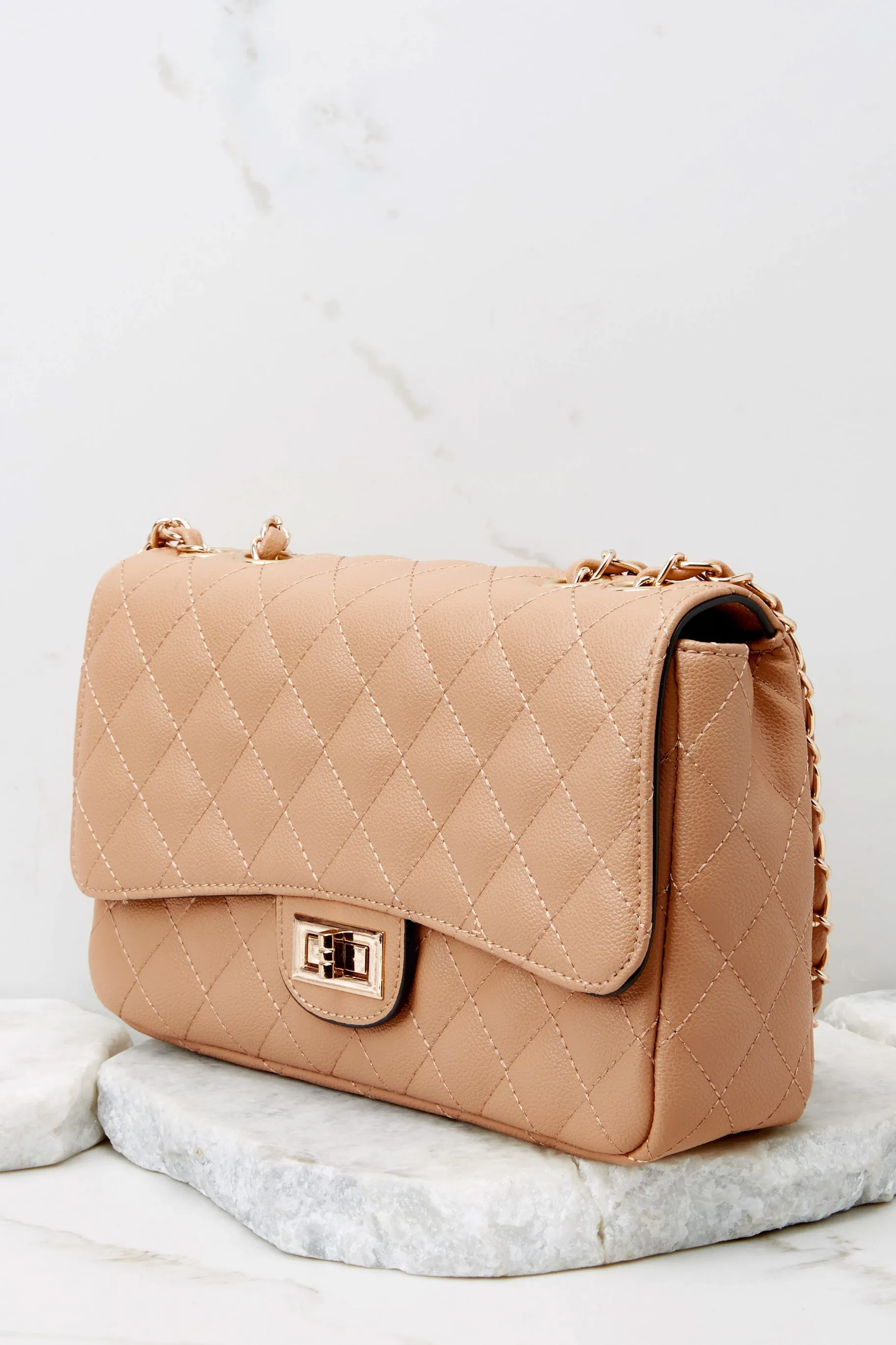 Look No Further Light Camel Bag