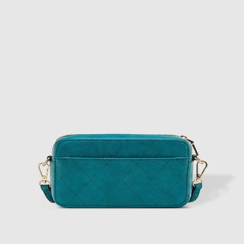 Louenhide - Cassidy Lizard Crossbody Bag - Teal