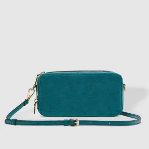 Louenhide - Cassidy Lizard Crossbody Bag - Teal