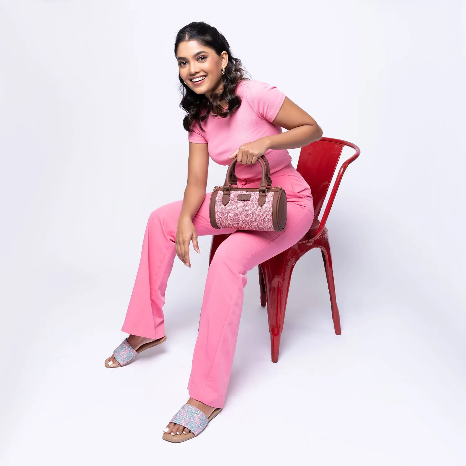 Madurai Blossom Statement Satchel (Small)