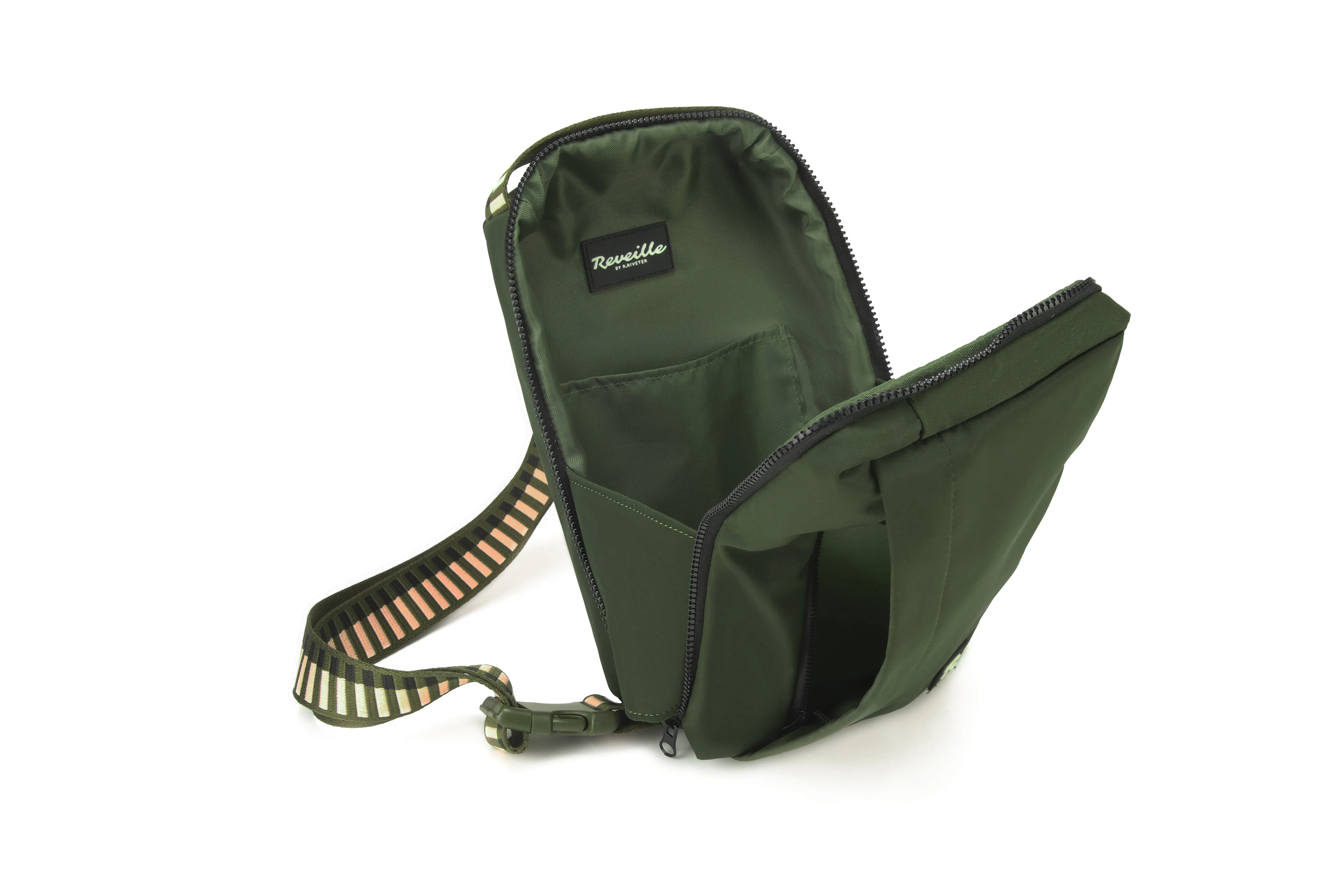 Mae Reveille | Fatigue Nylon Sling Bag Conceal Carry
