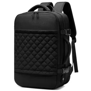 Men's Backpack Multi-layer 15.6 inch Laptop Bag USB Charging Port
