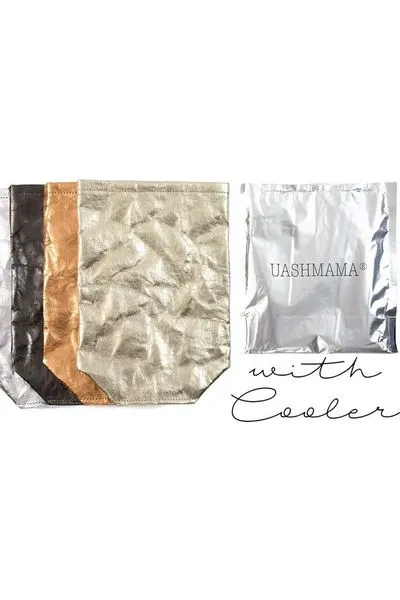 METALLIC WINE BAG