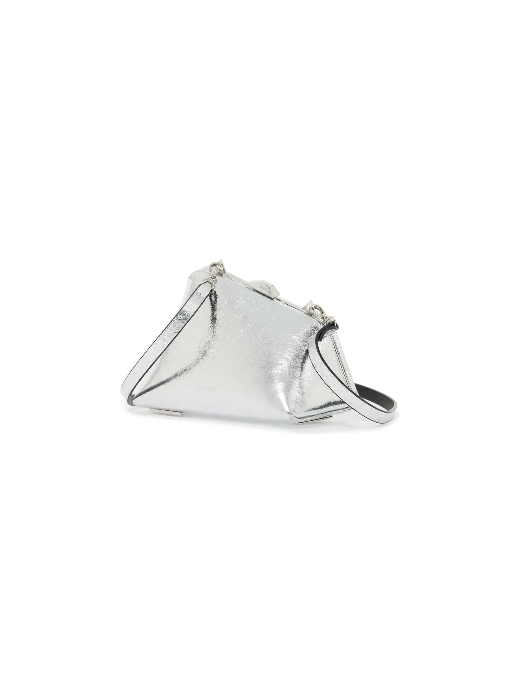 Midnight Mini Triangular Clutch Bag