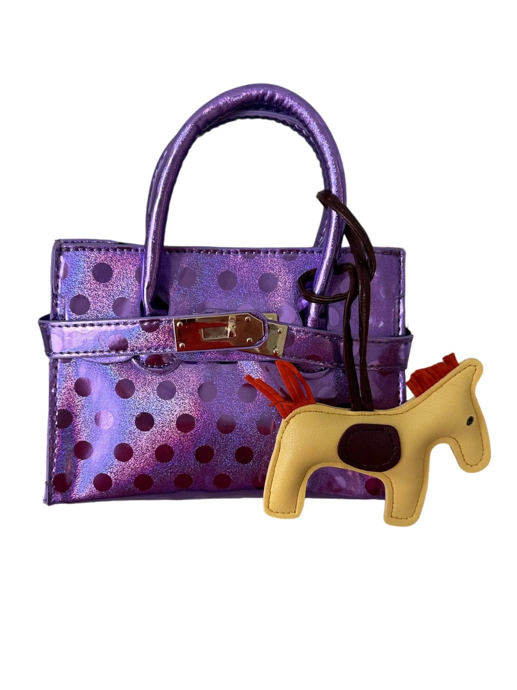 Mini Iridescent Dot Purse