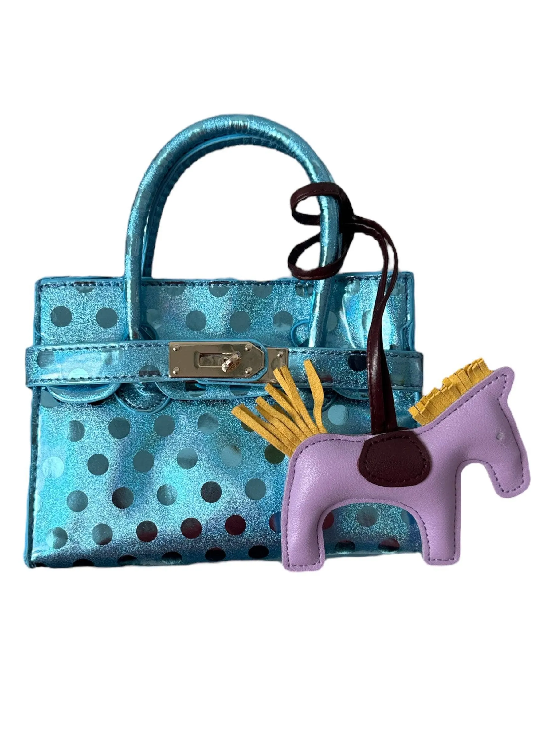 Mini Iridescent Dot Purse