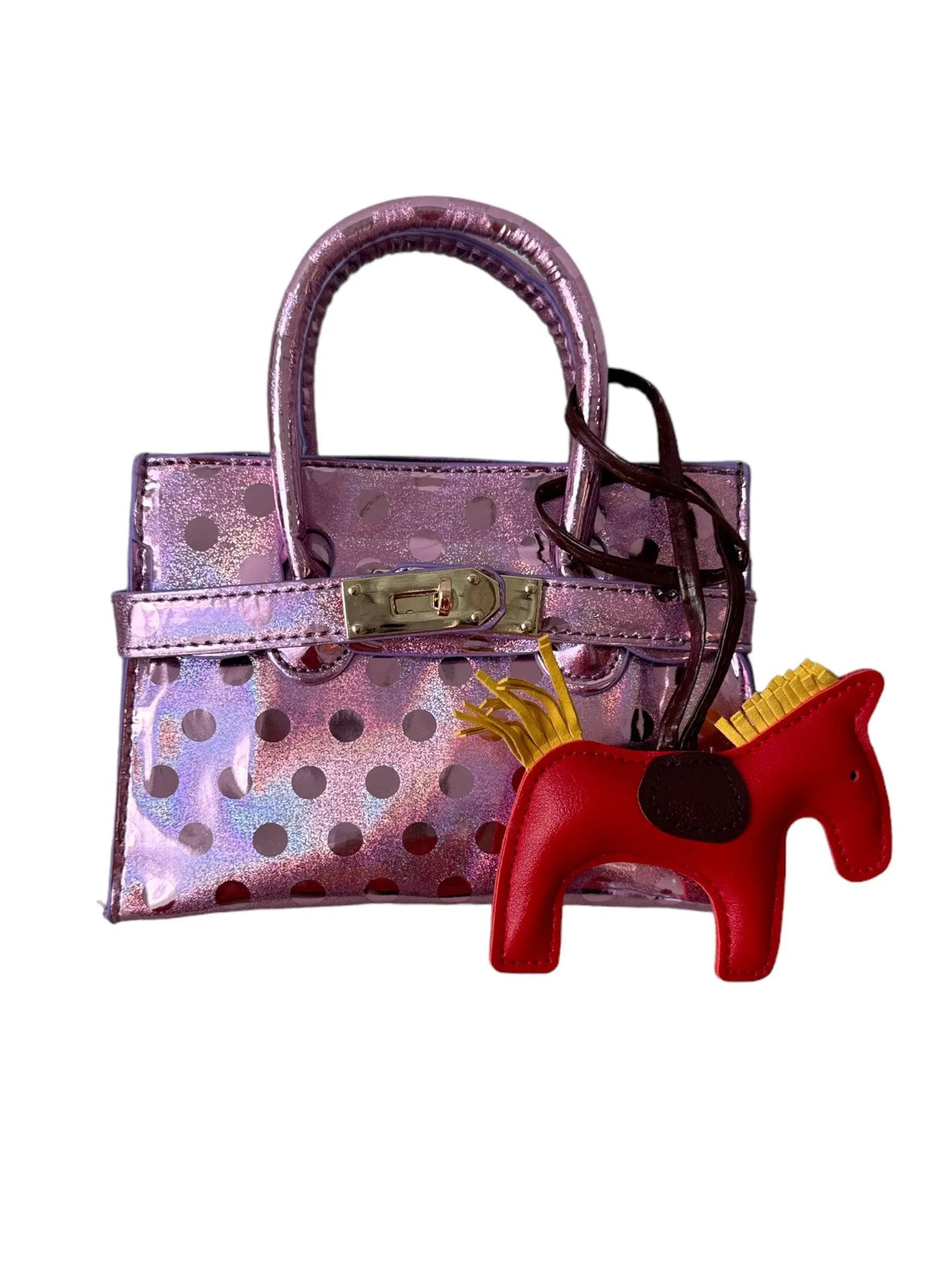 Mini Iridescent Dot Purse