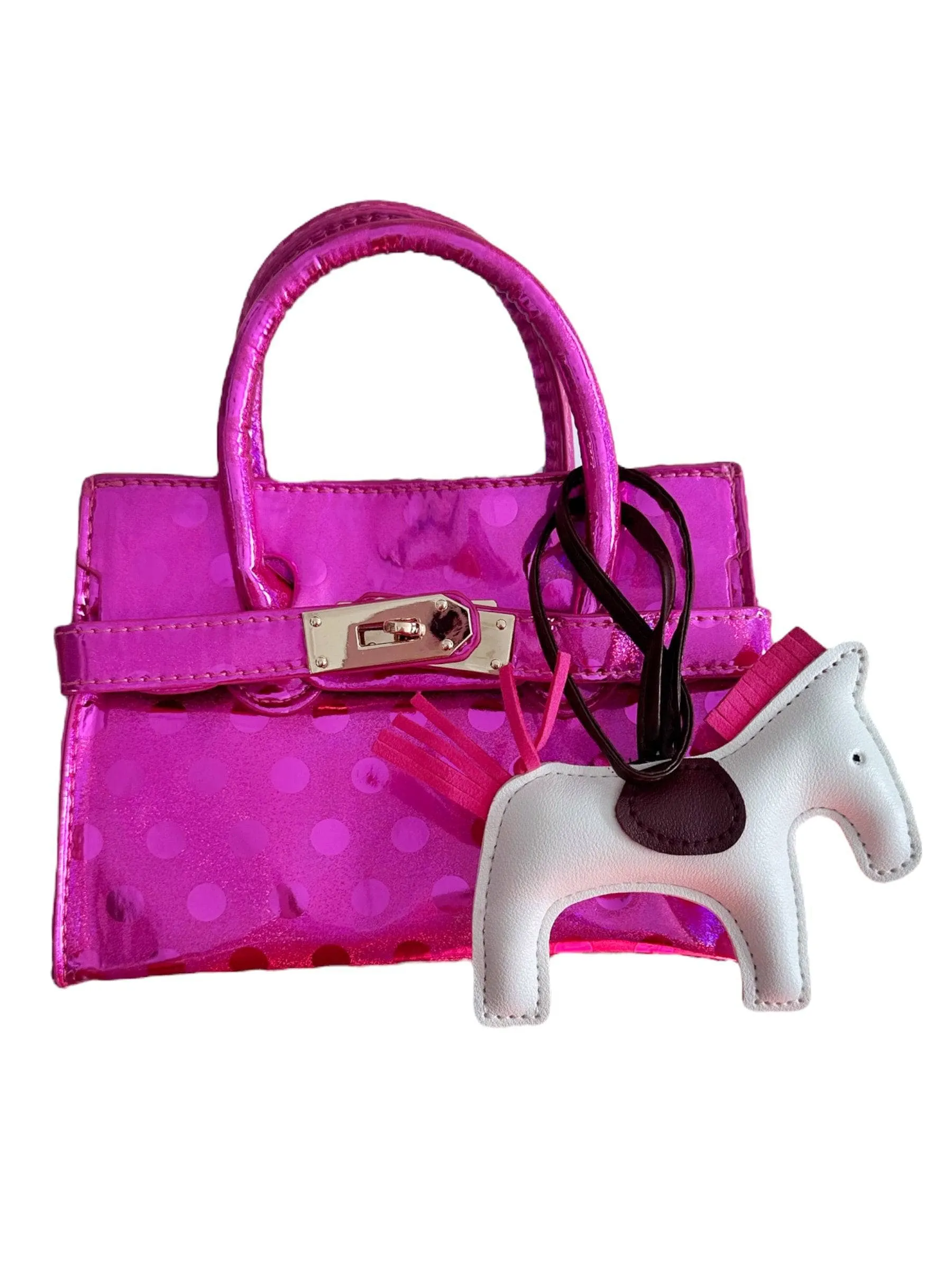 Mini Iridescent Dot Purse
