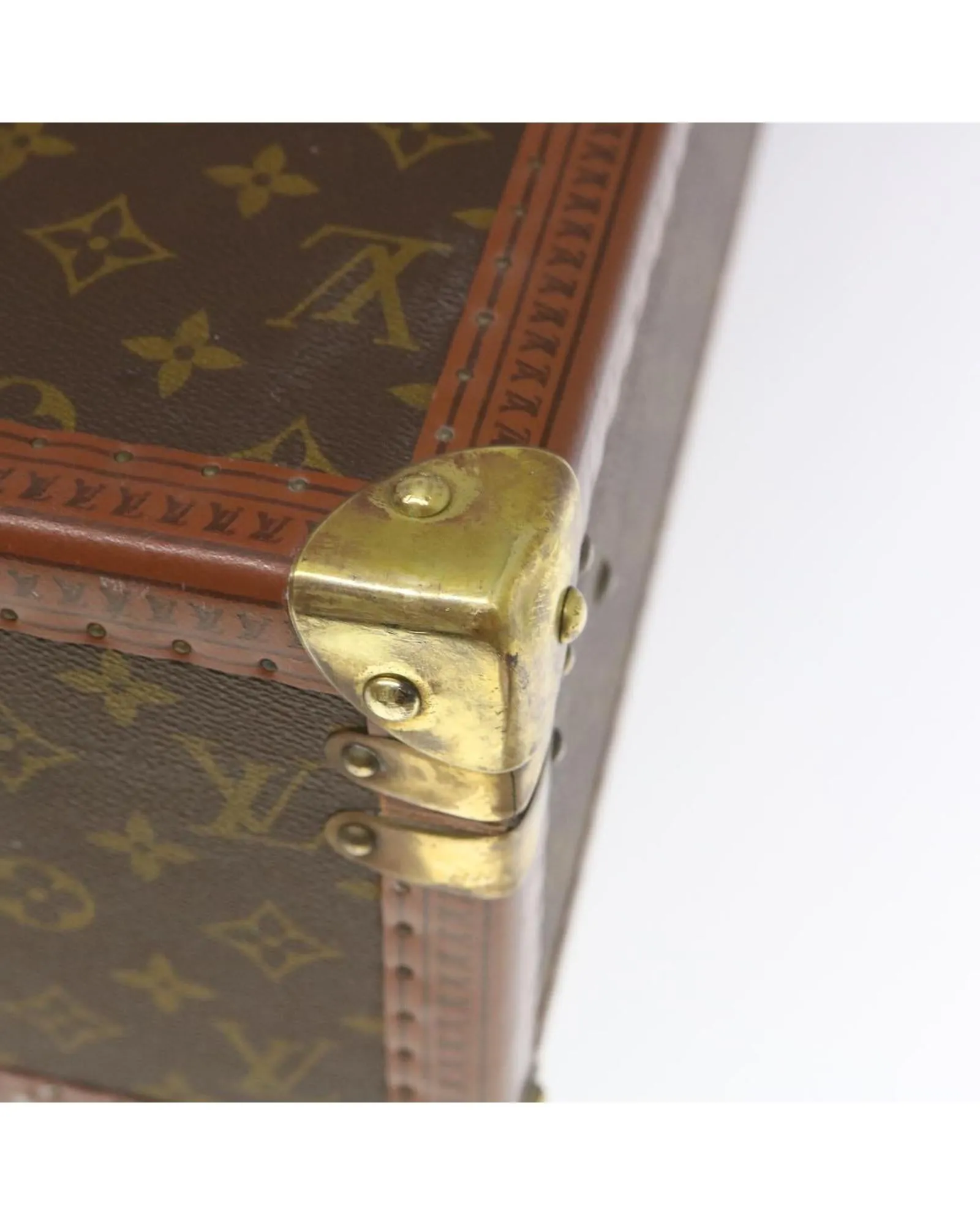 Monogram Bisten 80 Trunk Vintage M21224 LV Auth