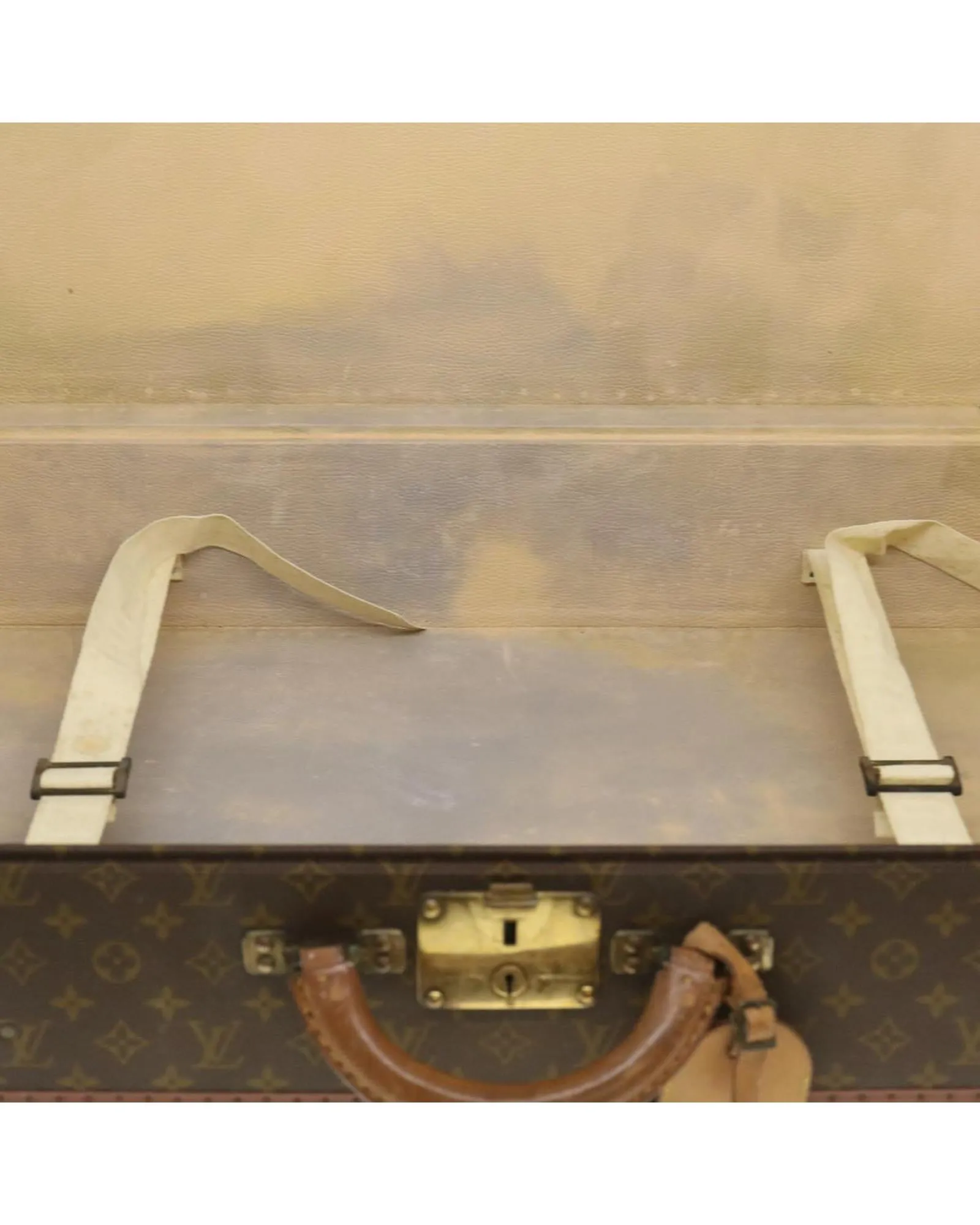 Monogram Bisten 80 Trunk Vintage M21224 LV Auth