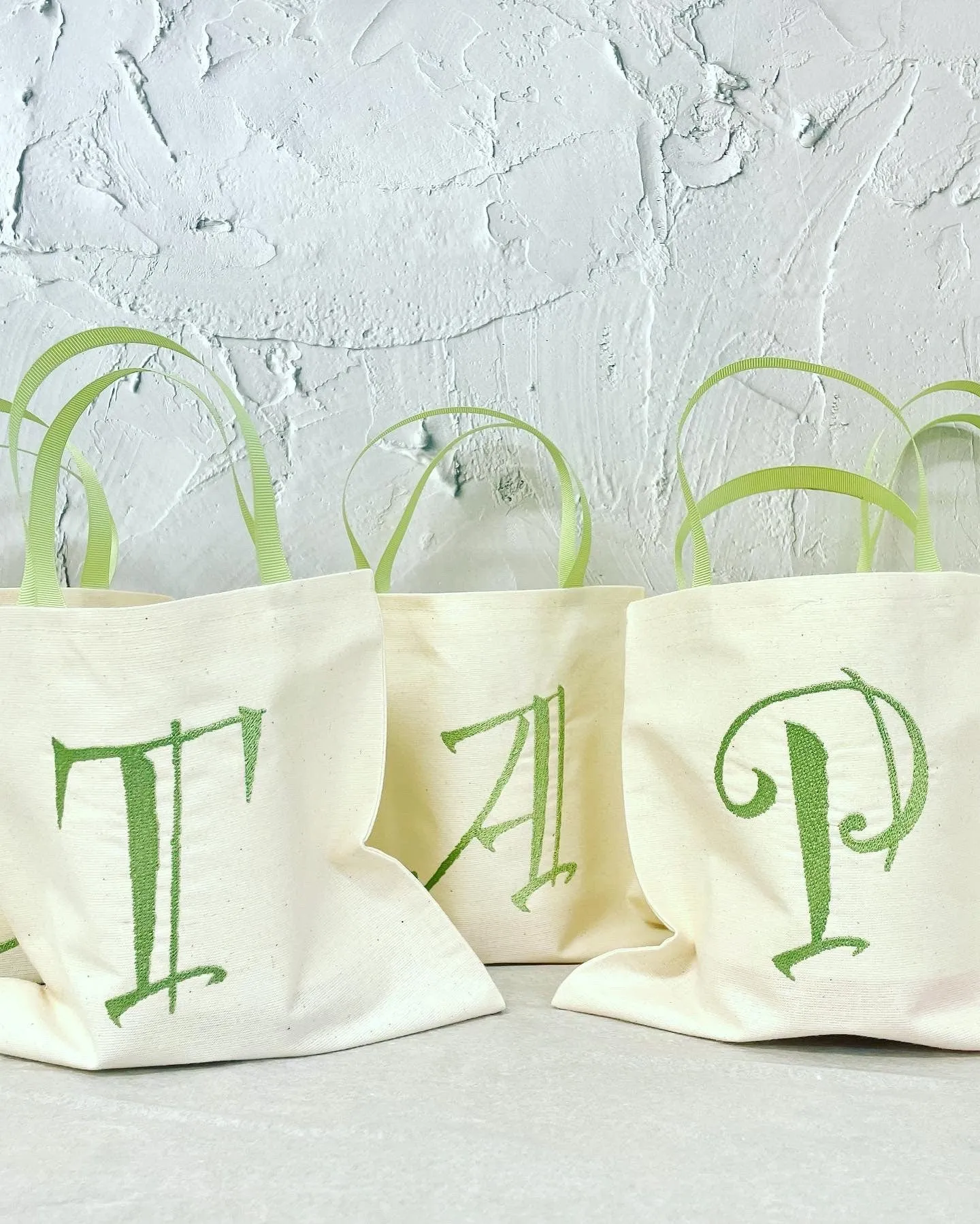Monogrammed Party Bags