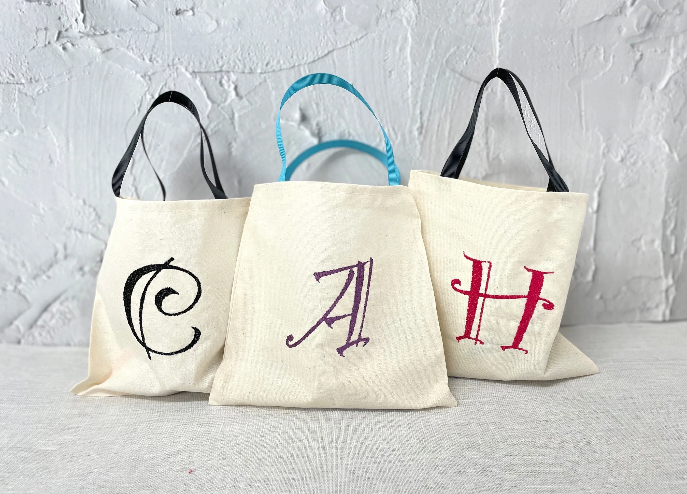 Monogrammed Party Bags