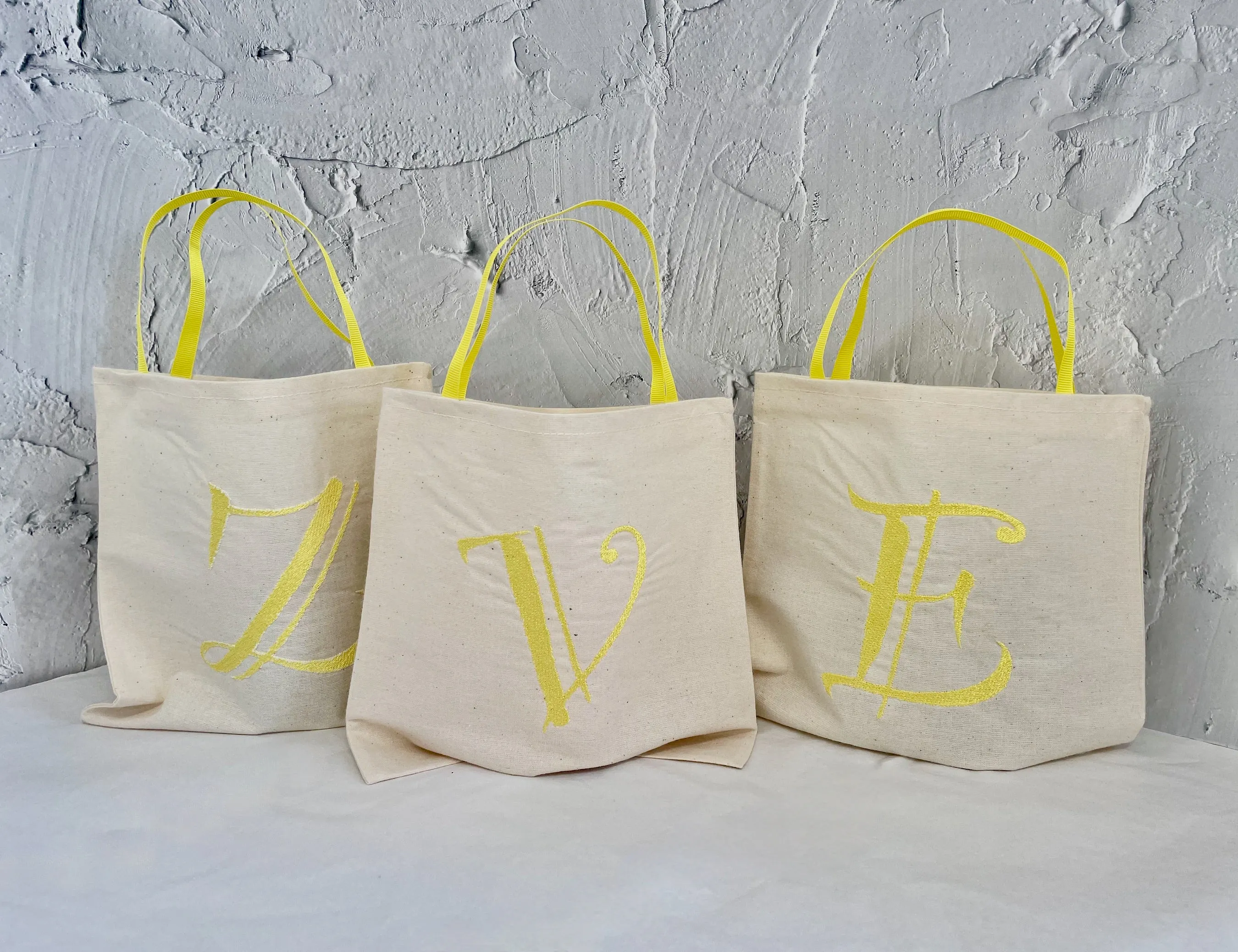 Monogrammed Party Bags