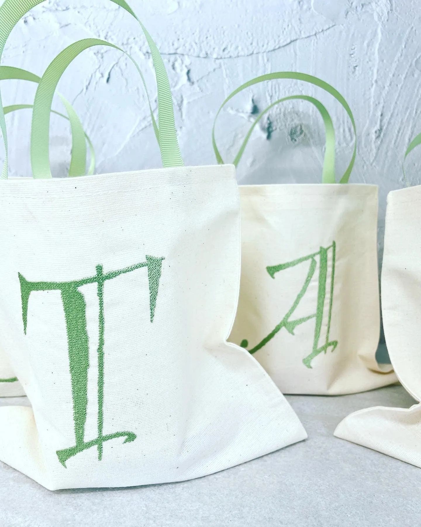 Monogrammed Party Bags