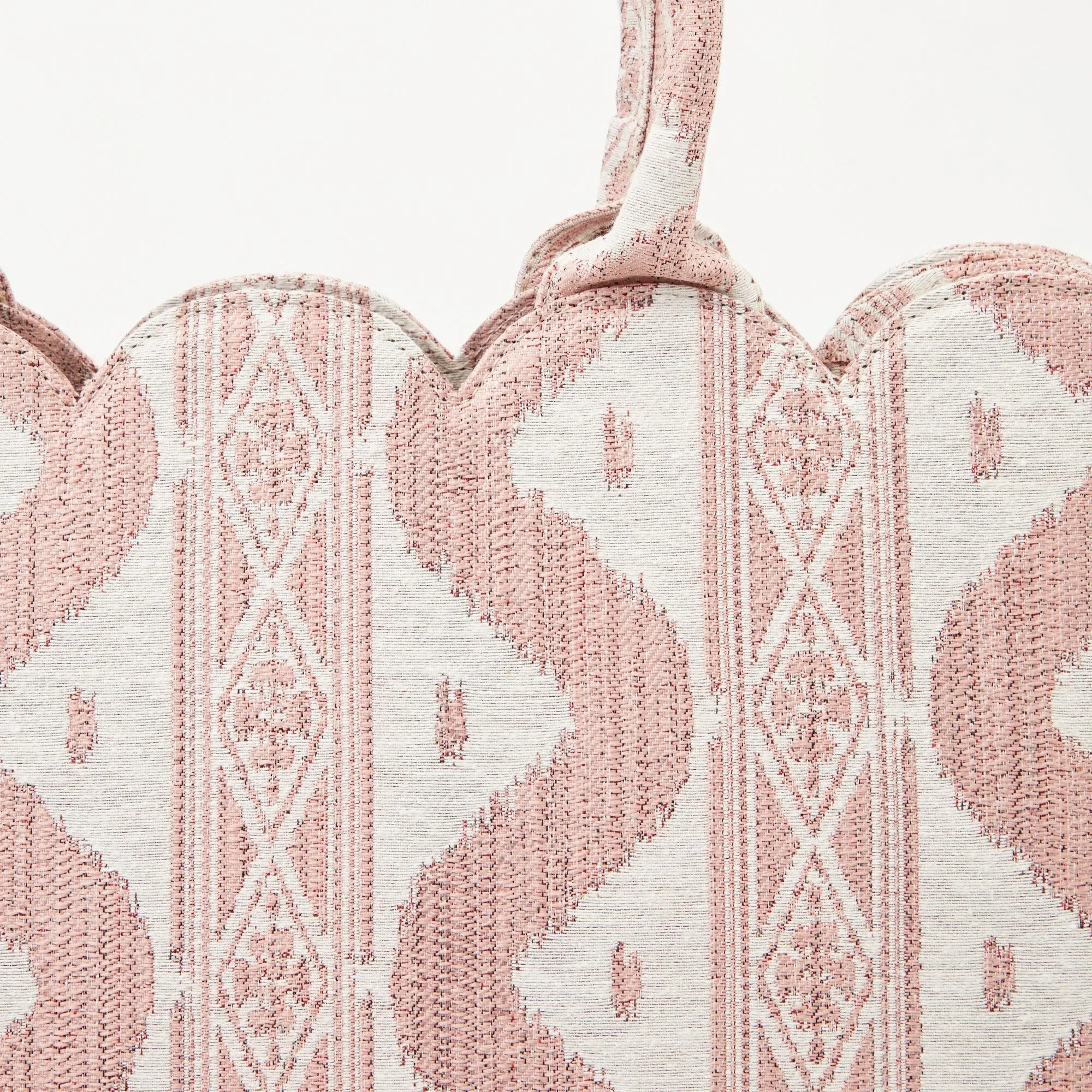 Mrs. Alice Tote Bag (Pink Ikat)