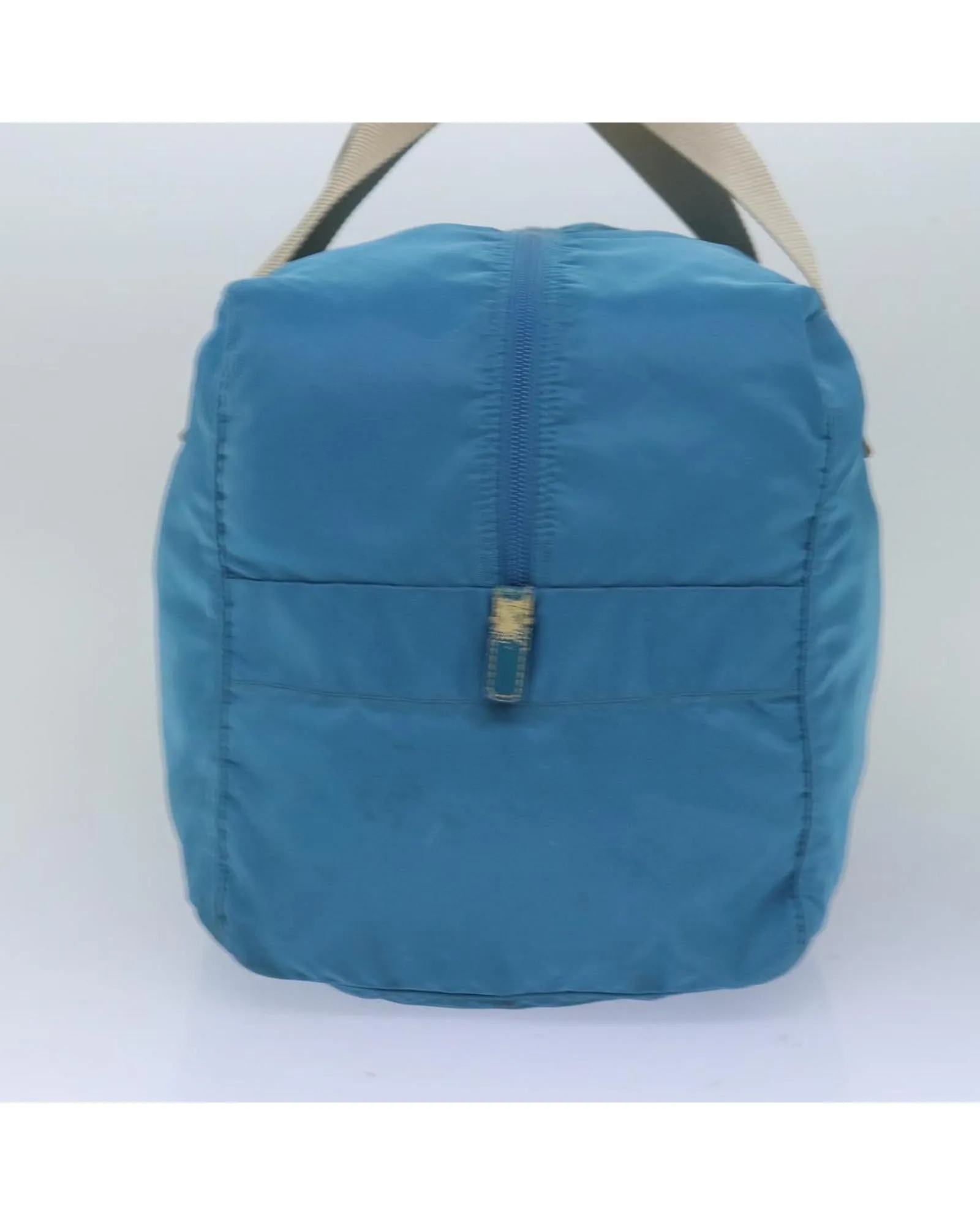 Nylon Boston Bag with Handles and Spacious Interior