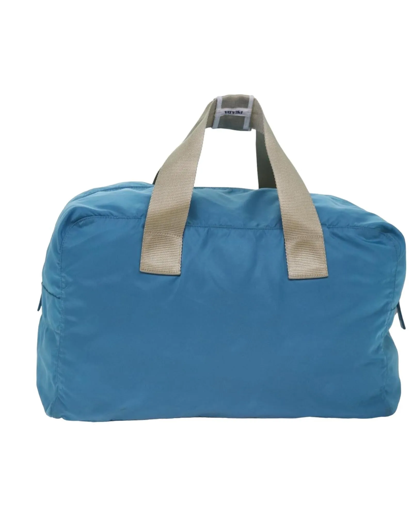 Nylon Boston Bag with Handles and Spacious Interior