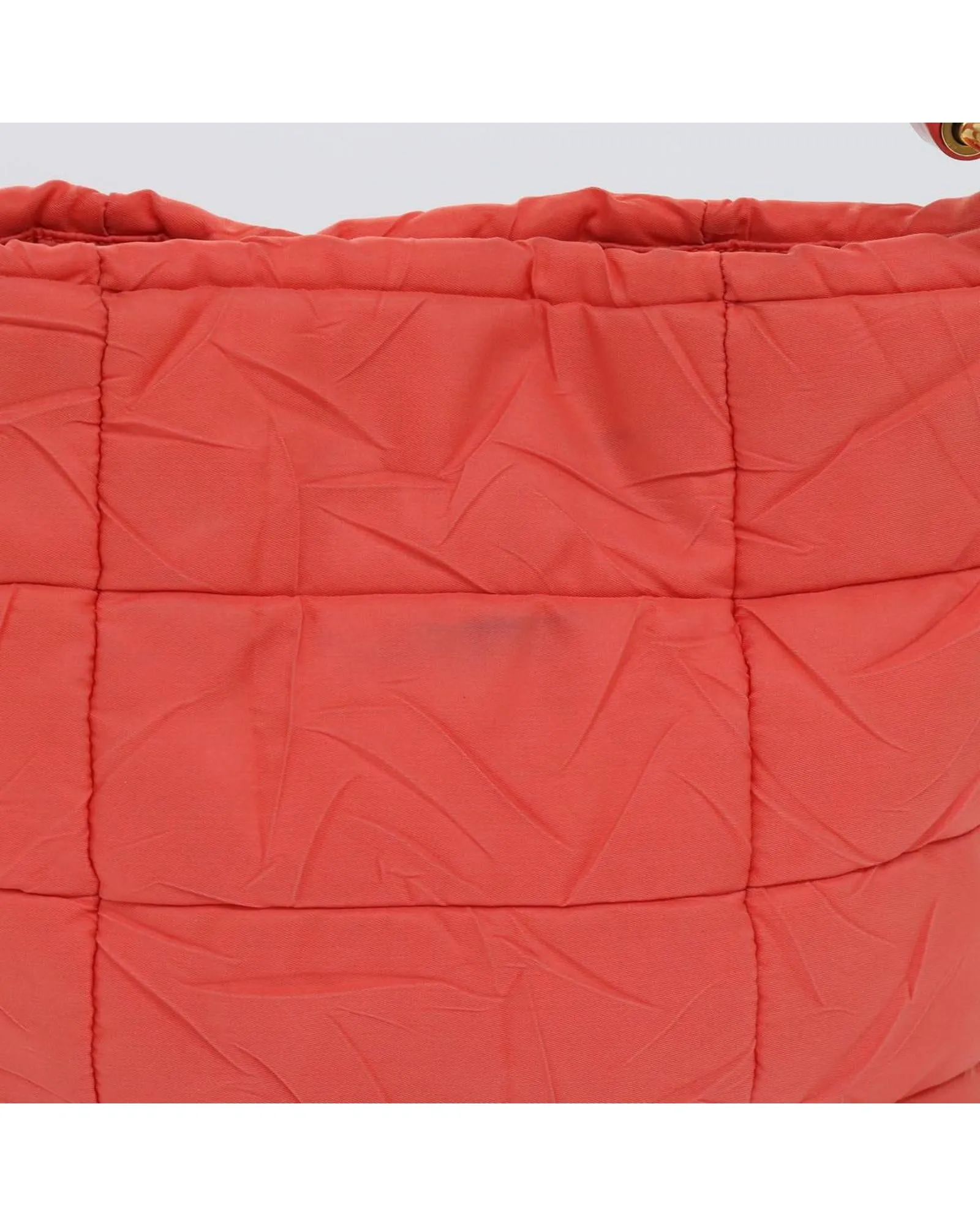 Orange Nylon Hand Bag with Accessories - Made in Italy