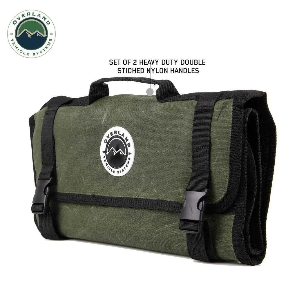 OVERLAND VEHICLE SYSTEMS | Rolled Bag First Aid #16 Waxed Canvas Universal (21109941)