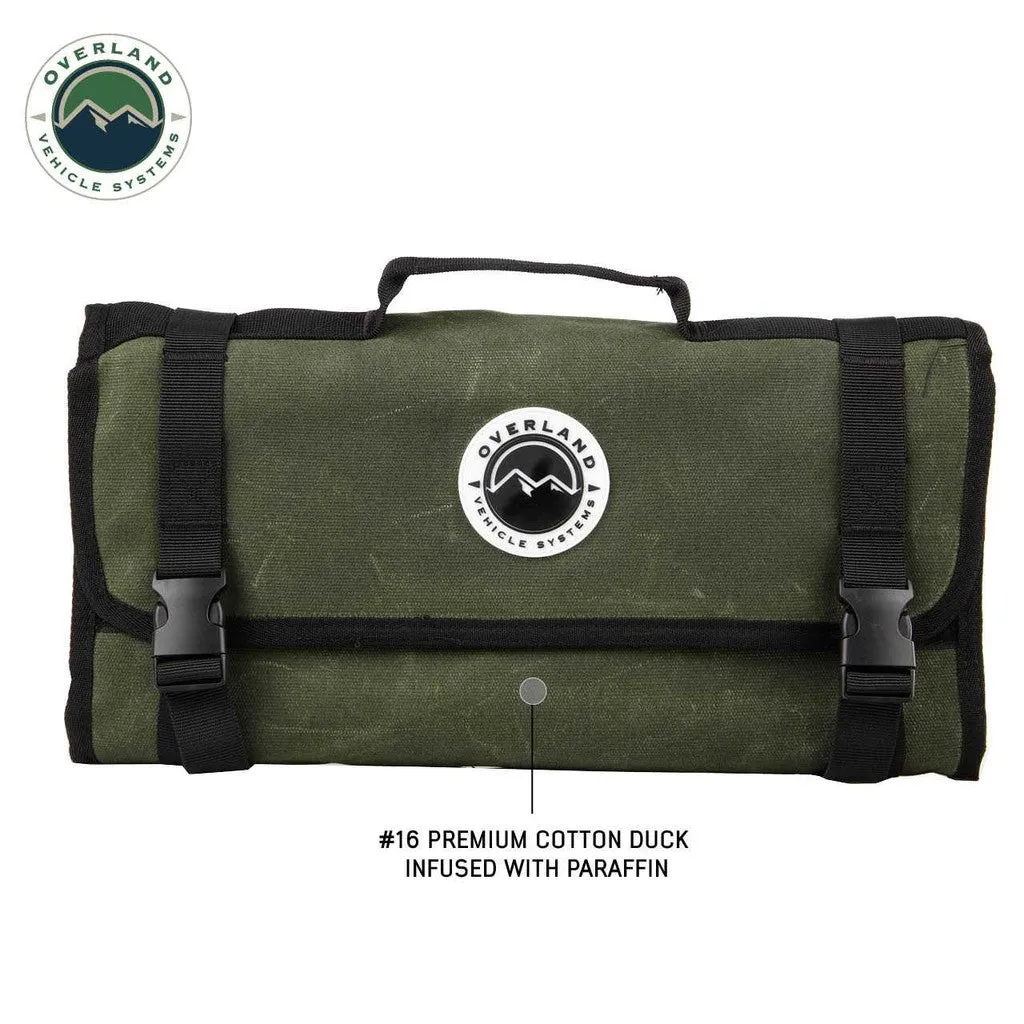OVERLAND VEHICLE SYSTEMS | Rolled Bag First Aid #16 Waxed Canvas Universal (21109941)