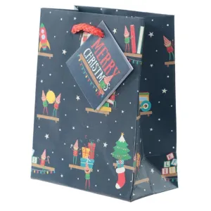 Pack of 6 - Christmas Elf Party Gift Bags 14 x 6 x 11cm (Pk6)