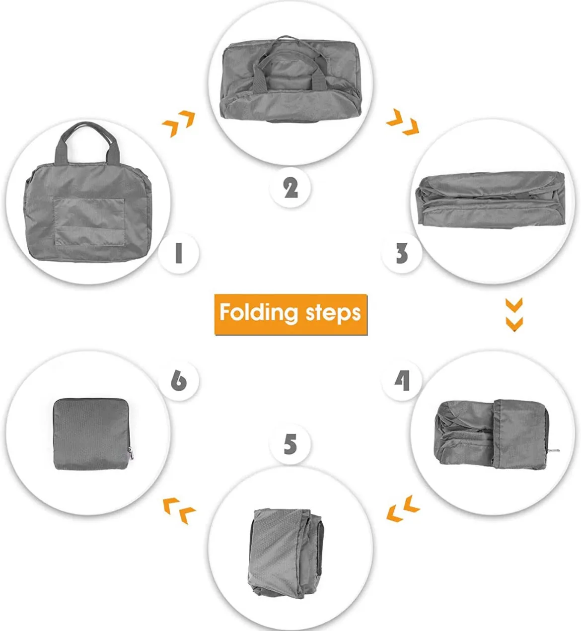 Packable/Foldable Carry-On Duffle Bag 16"- $12.00