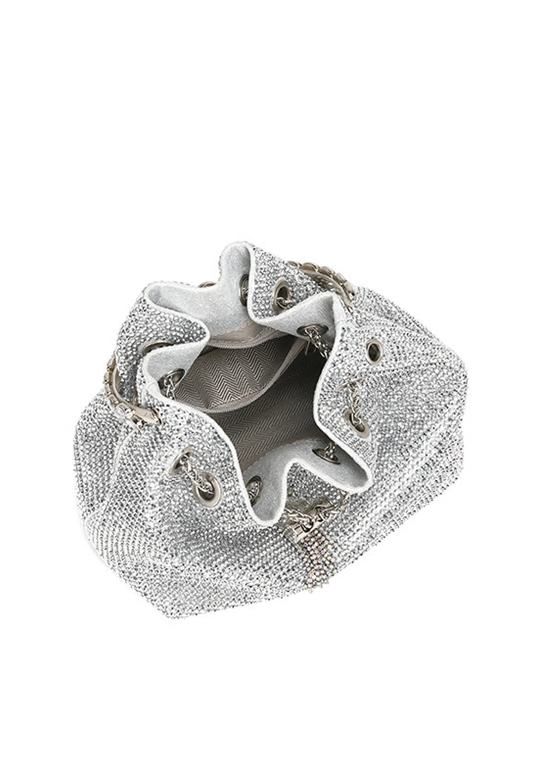 Pankh Crystal Rhinestone Shoulde Handbags Bags