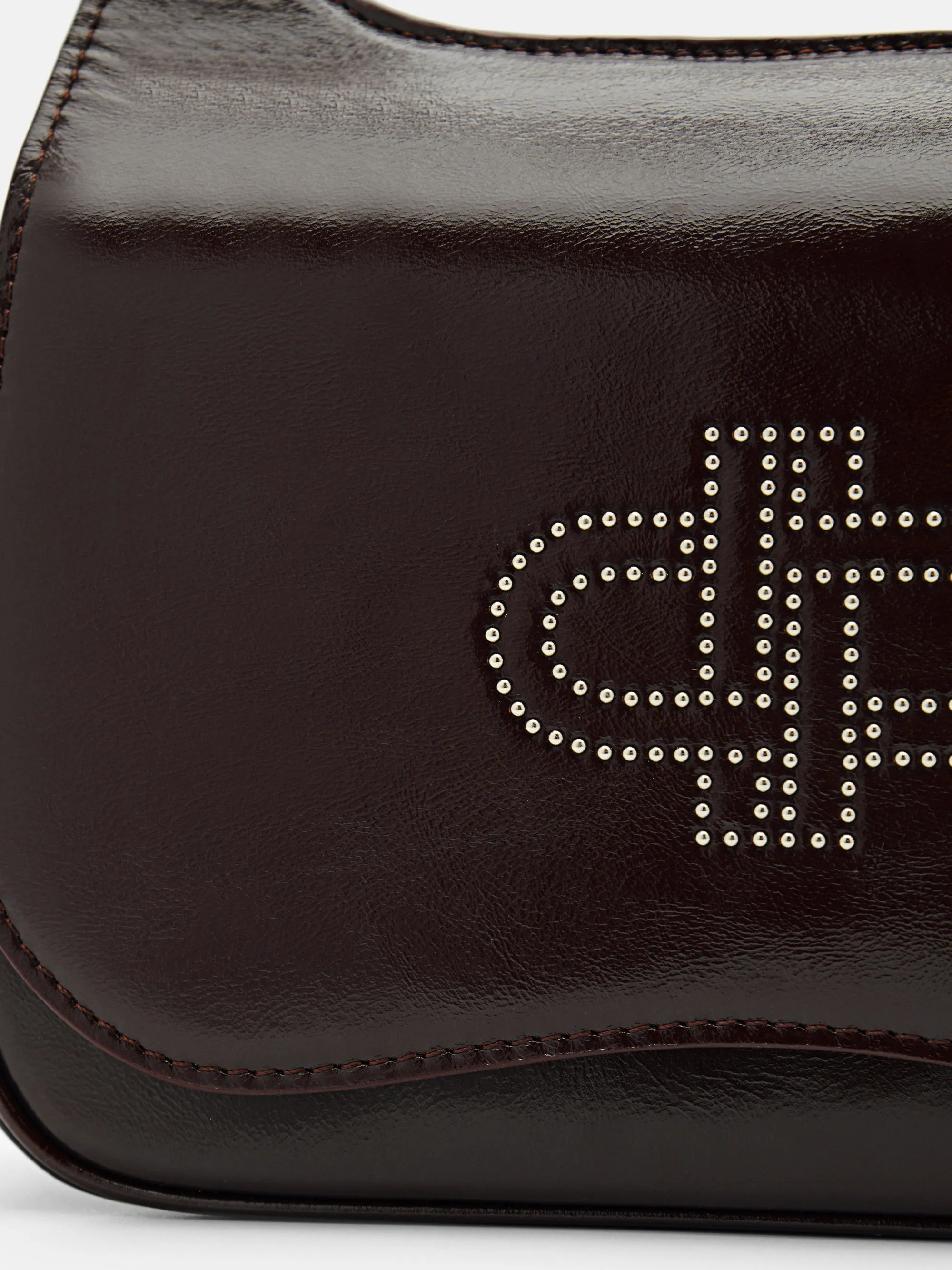 PEDRO Icon Leather Studded Shoulder Bag