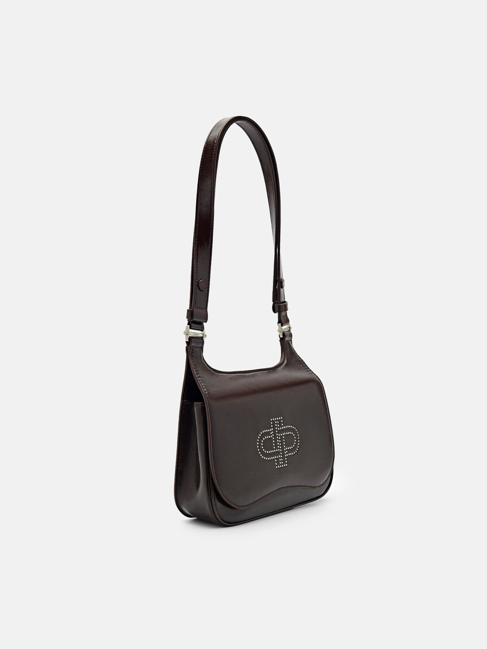 PEDRO Icon Leather Studded Shoulder Bag