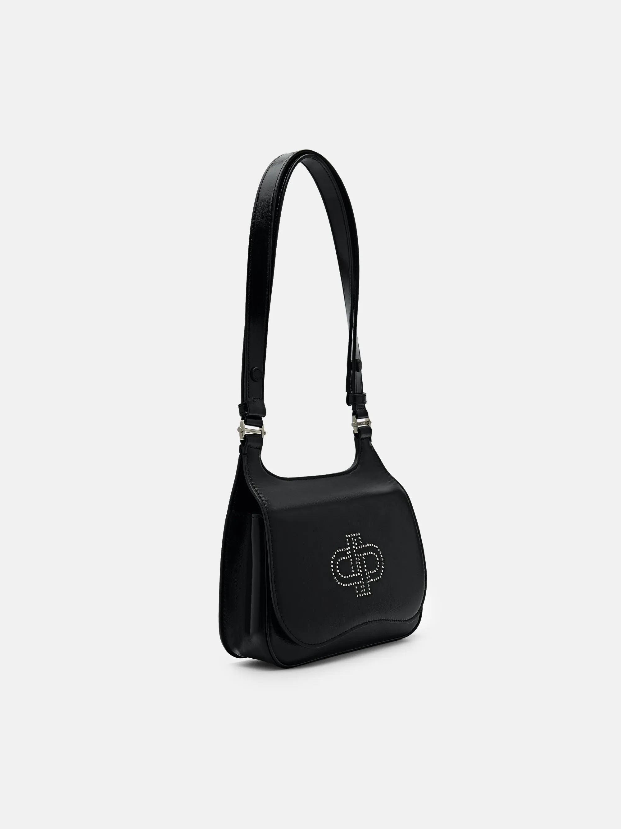 PEDRO Icon Leather Studded Shoulder Bag