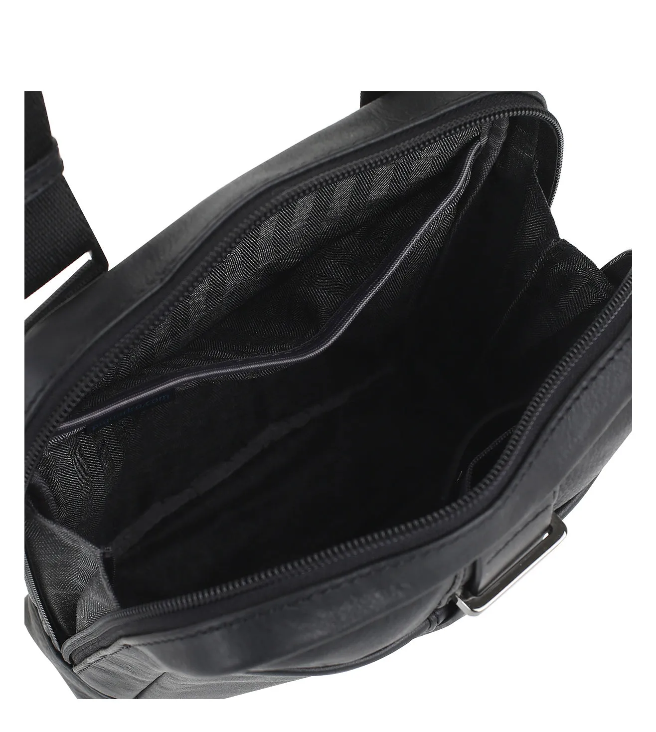 Piquadro Bae Men's Black Crossbody Bag