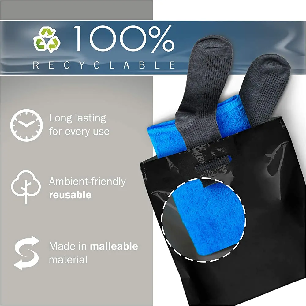Plastic Boutique Bags 250 150x400mm 50microns 100pack
