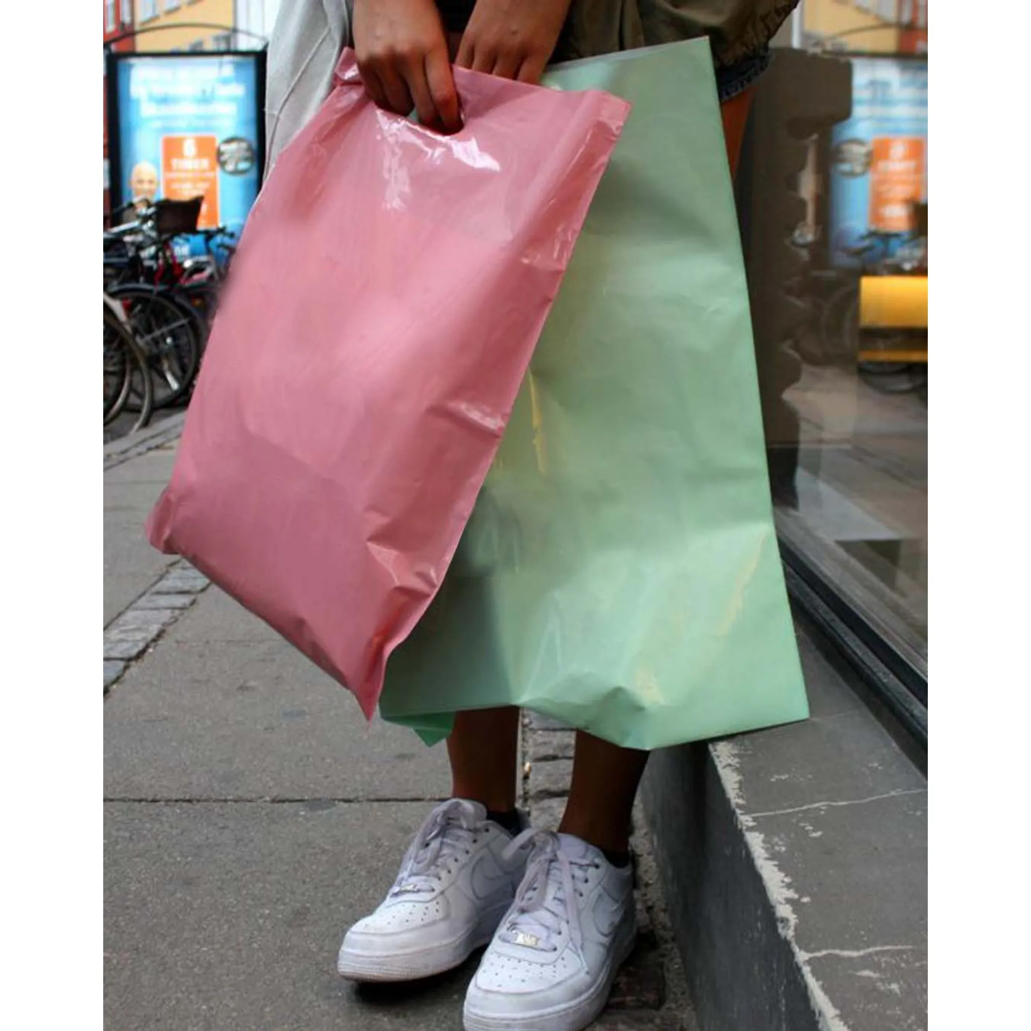 Plastic Boutique Bags 250 150x400mm 50microns 100pack