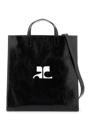 "heritage leather naplack tote