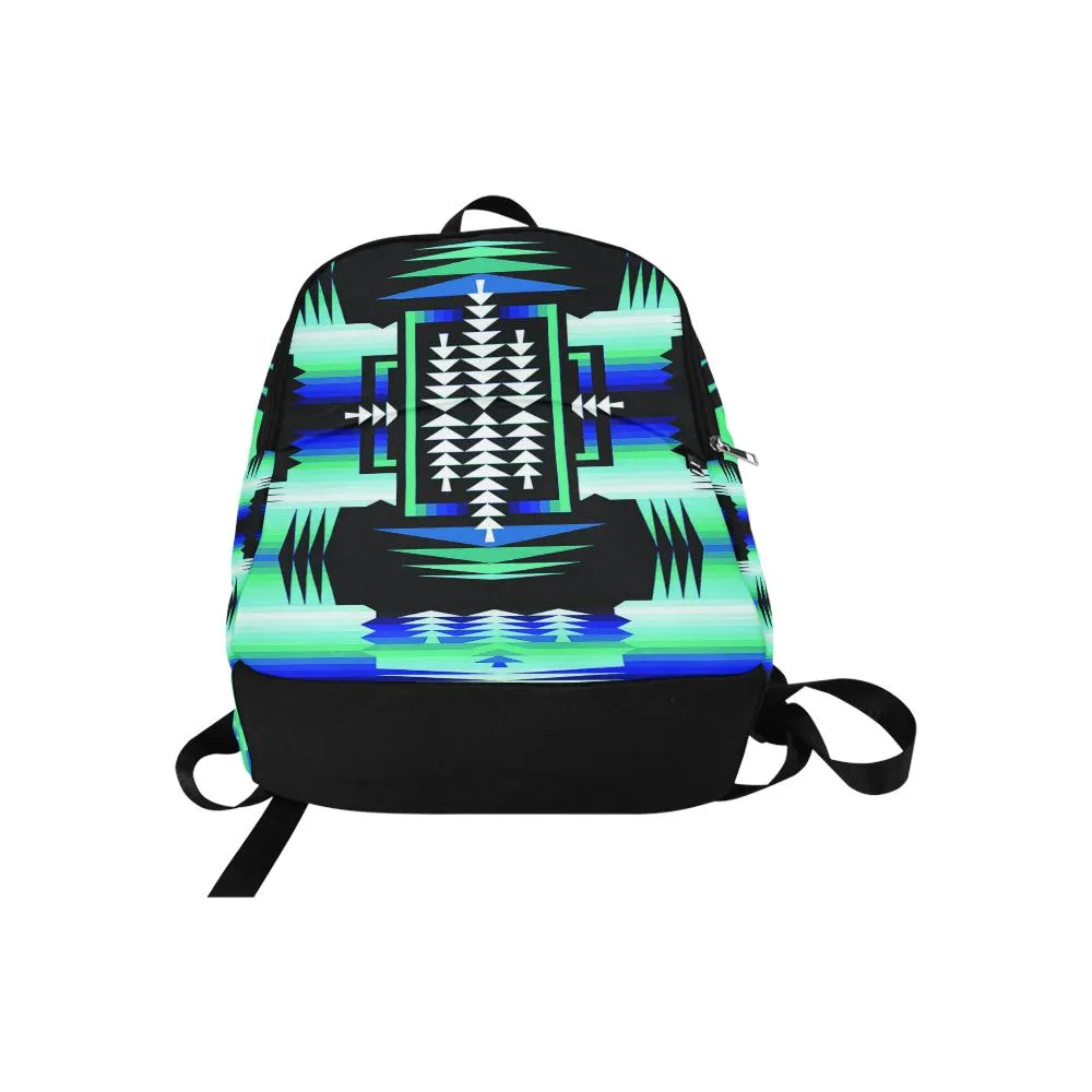 Rainy Skies Sage Large Backpack