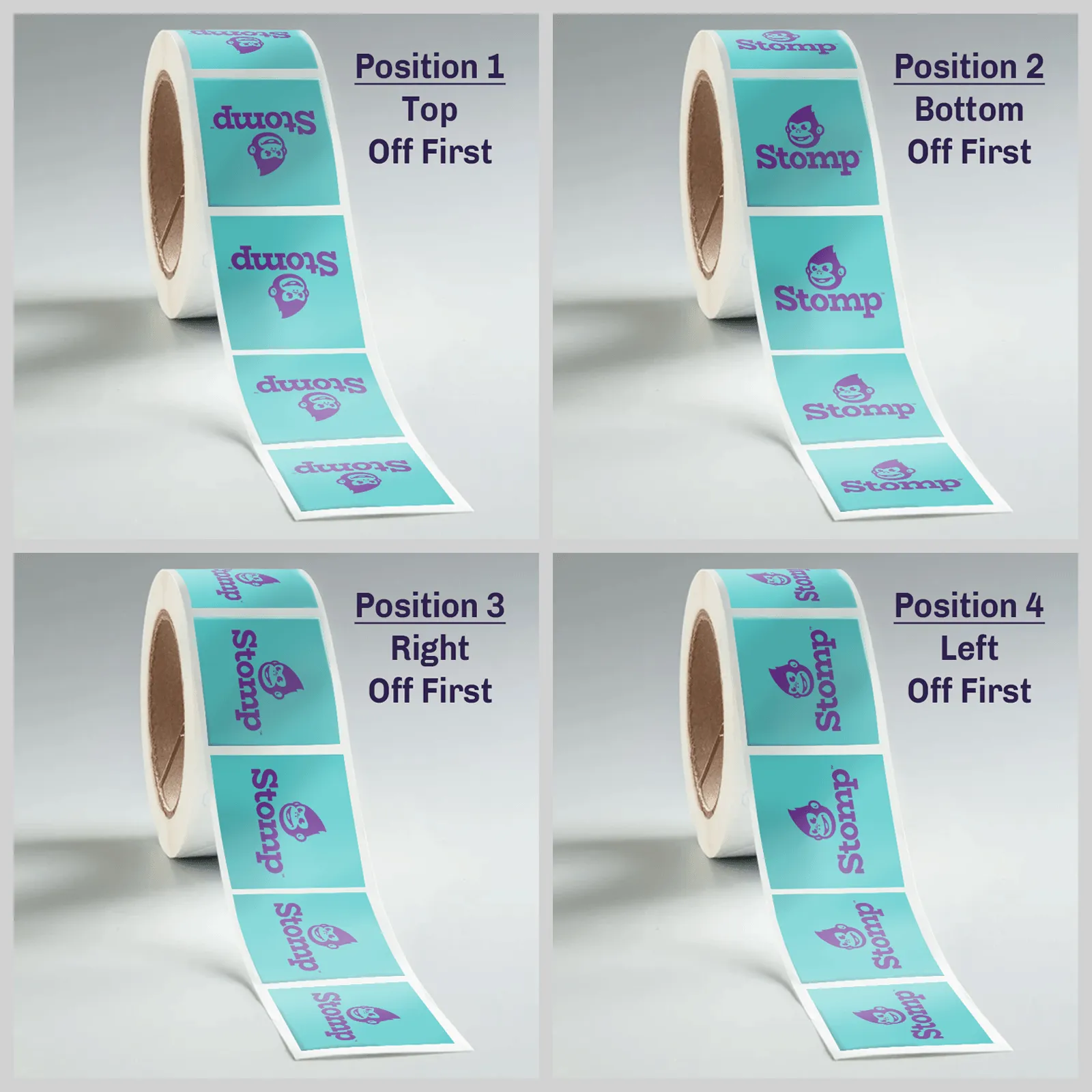 Rectangle Paper Restaurant To-Go Labels