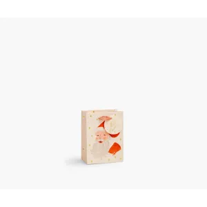Rifle Paper Co Santa Small Gift Bag