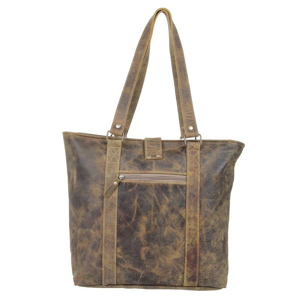 Sand Dunes Leather Shoulder Bag