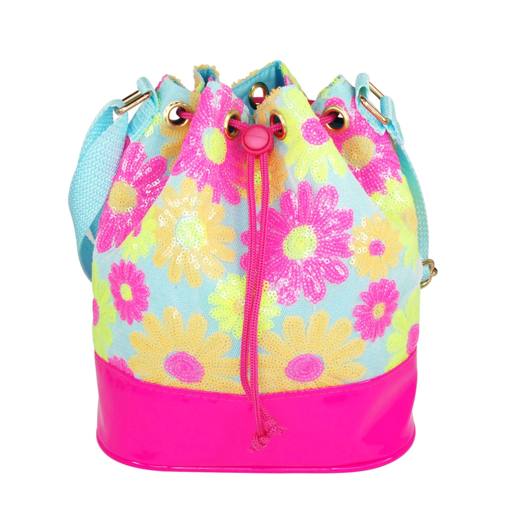 Sequin Daisy Cross Body Bag Satchel