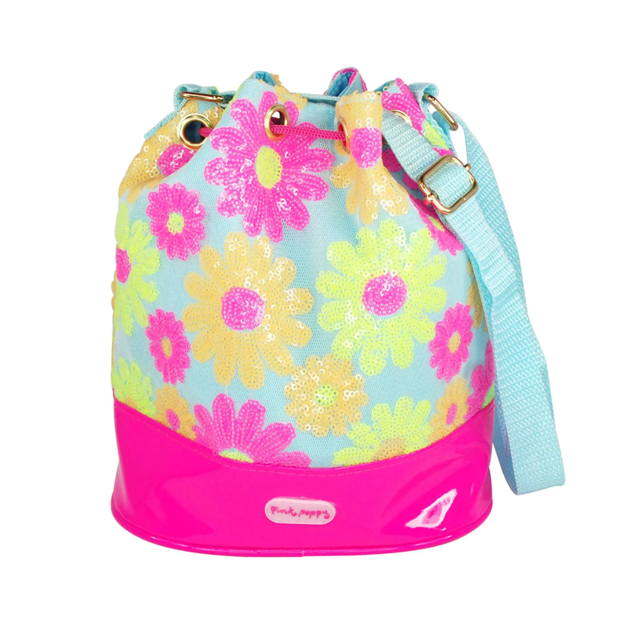 Sequin Daisy Cross Body Bag Satchel